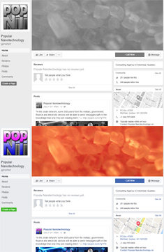 Screenshot of POPNT on Facebook